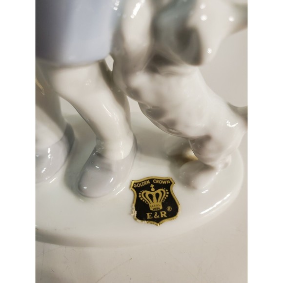 Vintage Gerold Bavaria West Germany Porcelain Figurine Original Sticker As Is - Picture 4 of 10